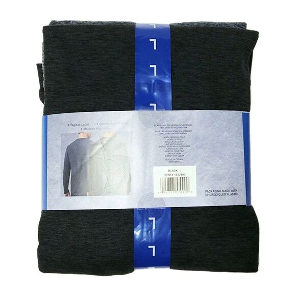 Rugged Elements Men's L Sueded Long Sleeve Crew Tee 2-pack Black & Blue - Picture 3 of 8
